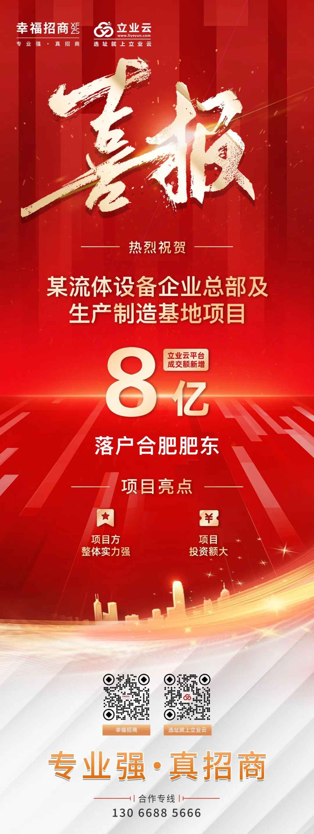 选址喜报 | 总投8亿！立业云助力流体设备制造企业落户合肥